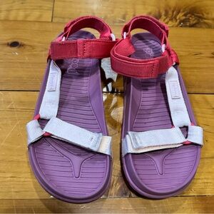 People Purple & Pink Sandals